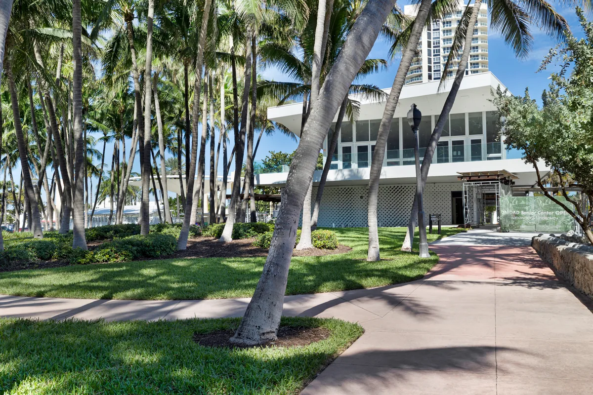 Institutional pavilion grounds, maintained by Everglades Environmental Care