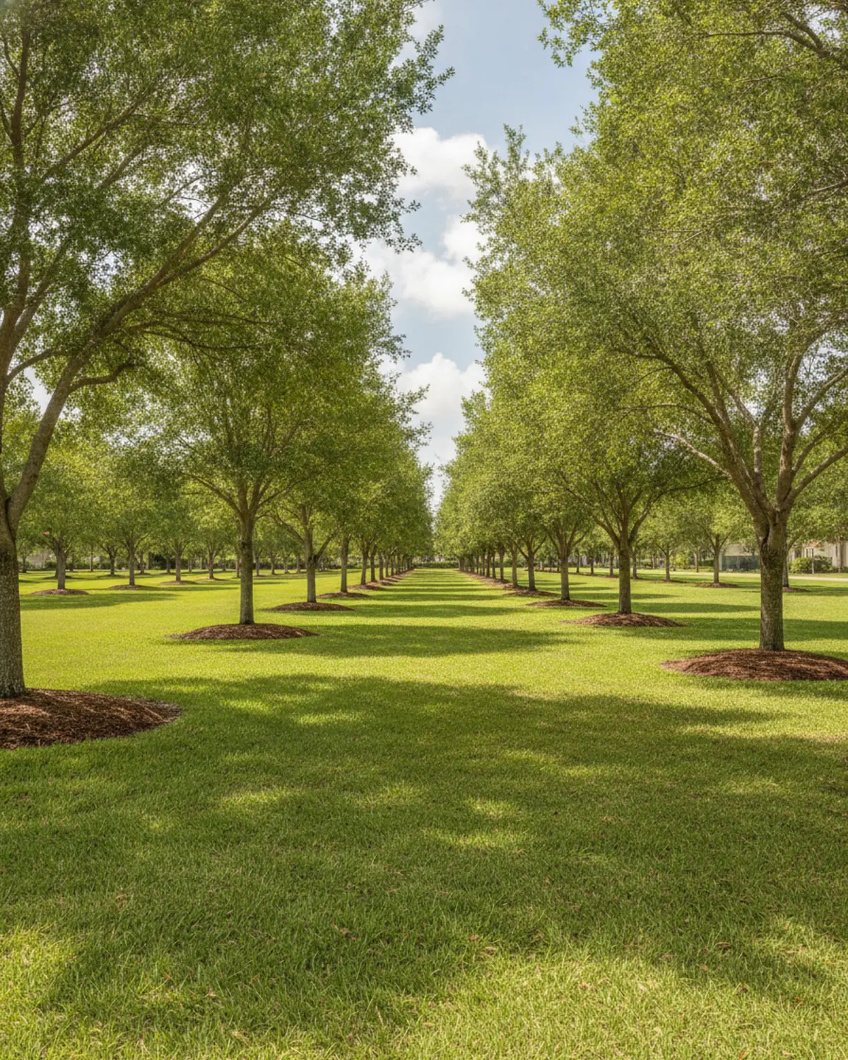 A commercial campus maintained by Everglades Environmental Care